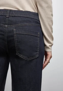 Uitgerolde straight leg jeans