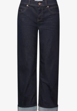 Uitgerolde straight leg jeans