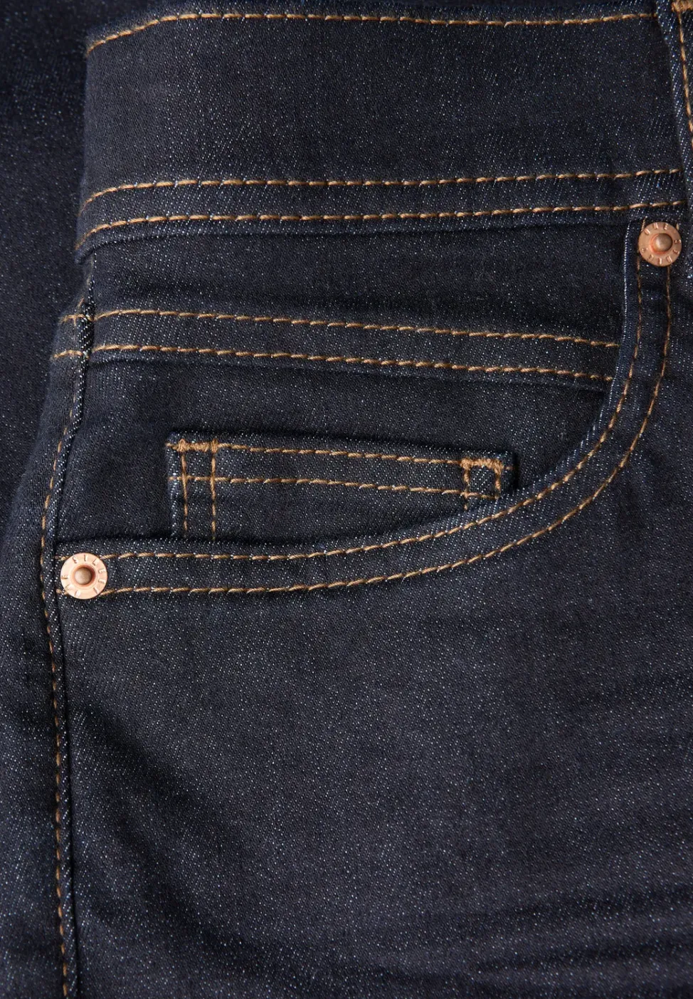 Uitgerolde straight leg jeans
