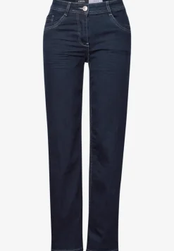 Uitgerolde straight leg jeans