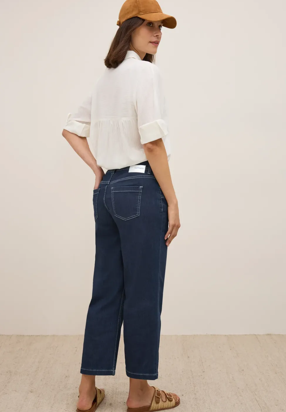 Uitgerolde Wide Legs jeans