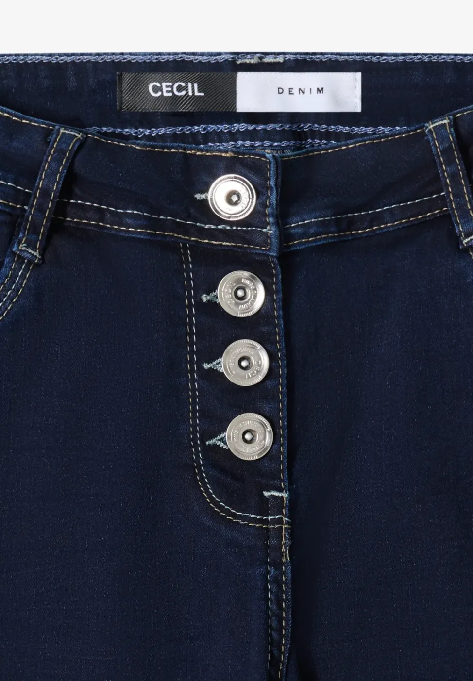 Uitgerolde Wide Legs jeans