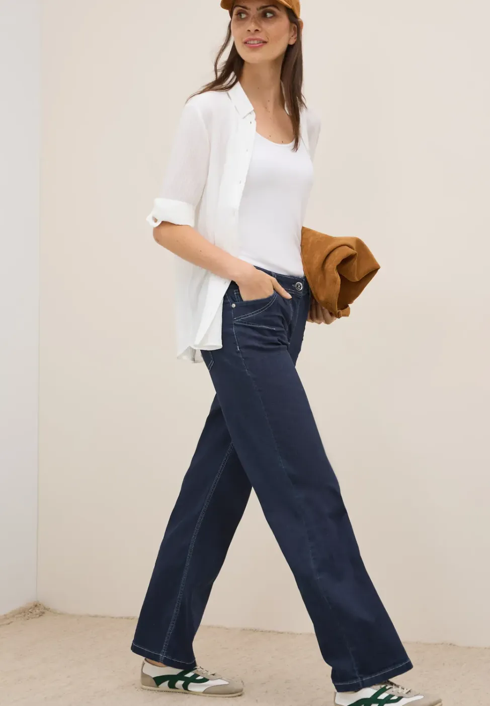 Uitgerolde Wide Legs jeans