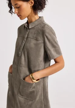 Velours blousejurk