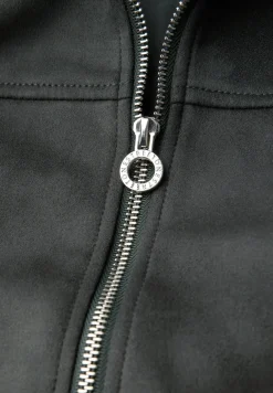 Velours jas met capuchon