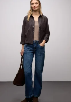 Velours overhemd blouse