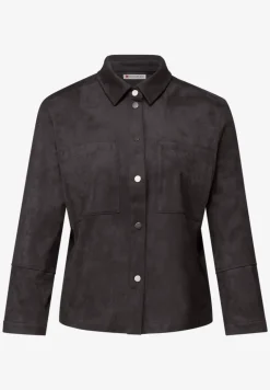Velours overhemd blouse