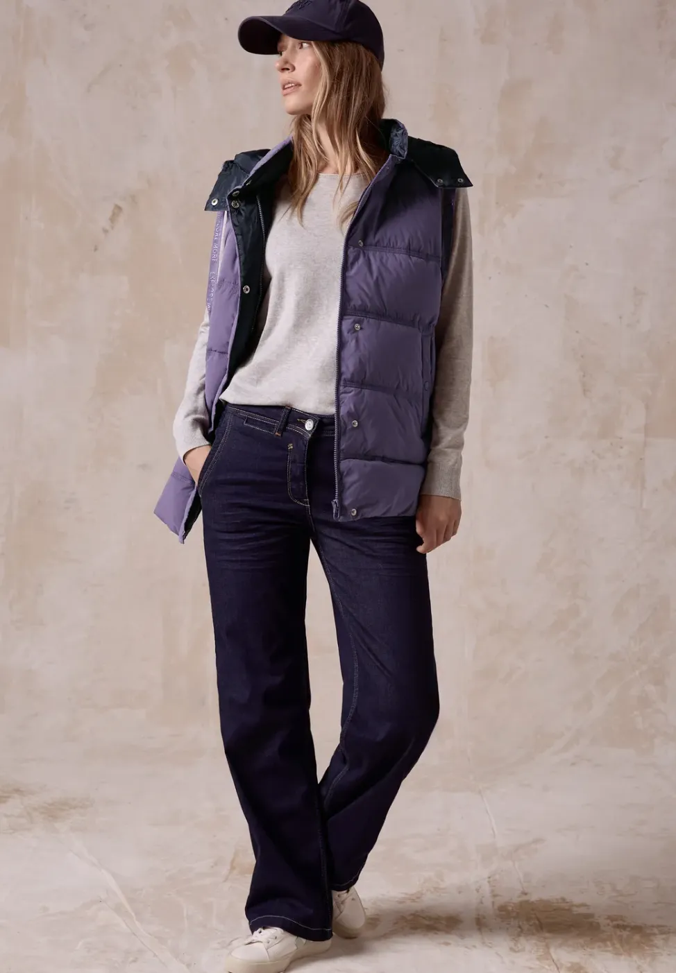 Vest met capuchon
