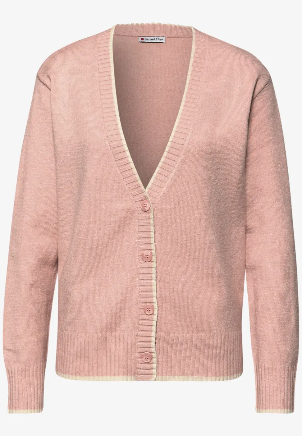Vest met contrasterende details