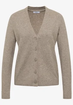 Vest met gebreide details