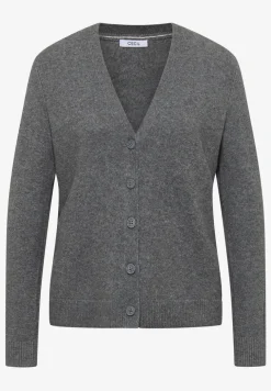 Vest met gebreide details