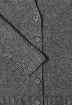 Vest met gebreide details