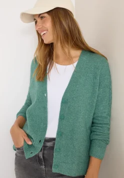 Vest met gebreide details