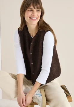 Vest met knoopsluiting