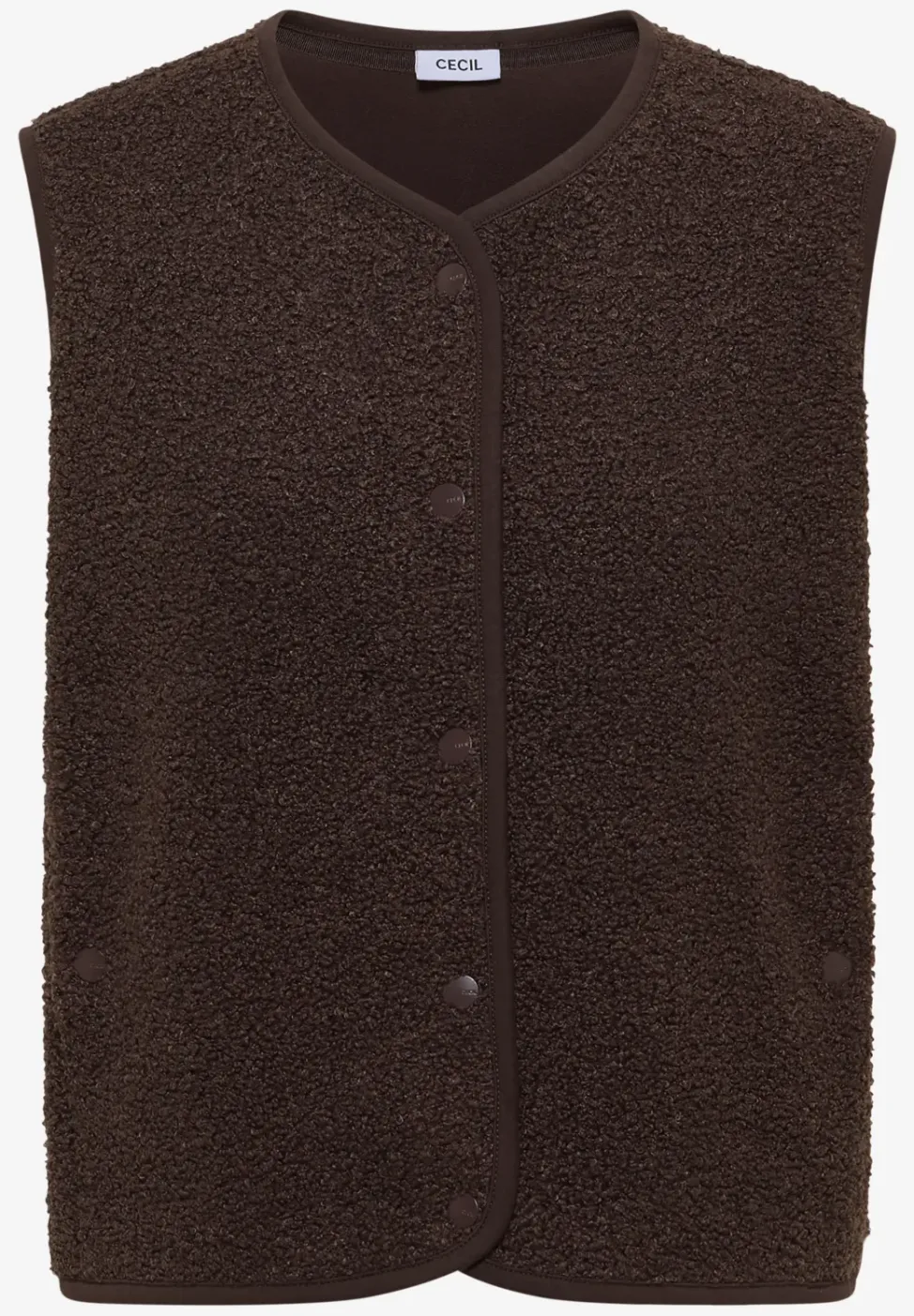 Vest met knoopsluiting