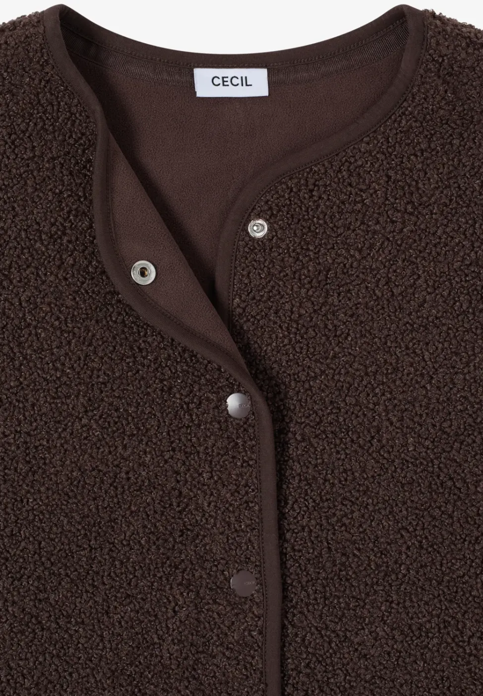 Vest met knoopsluiting