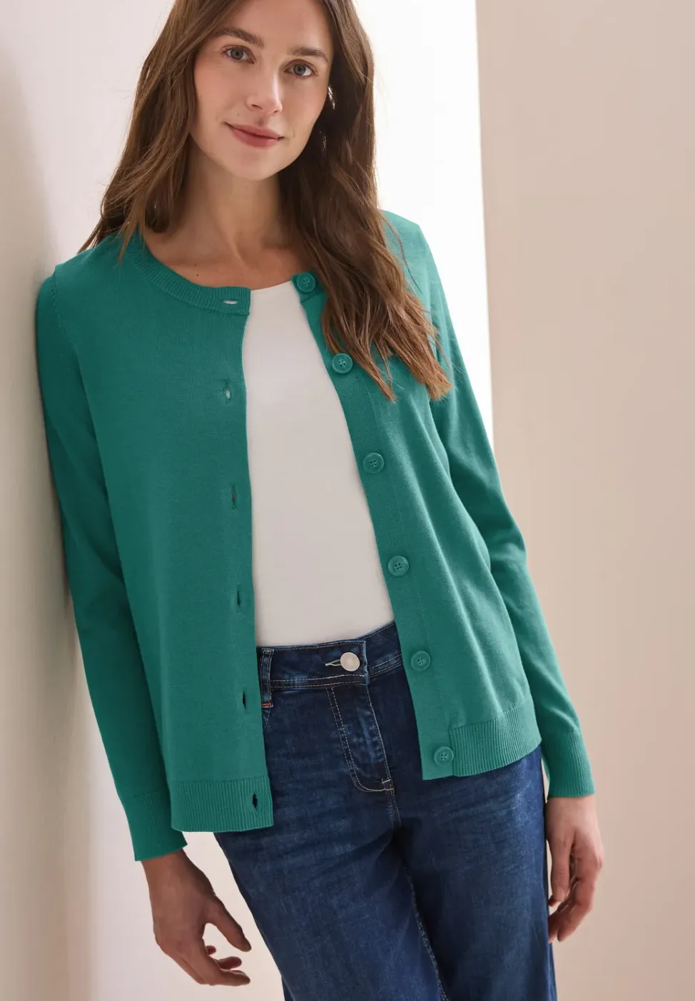 Vest met knoopsluiting