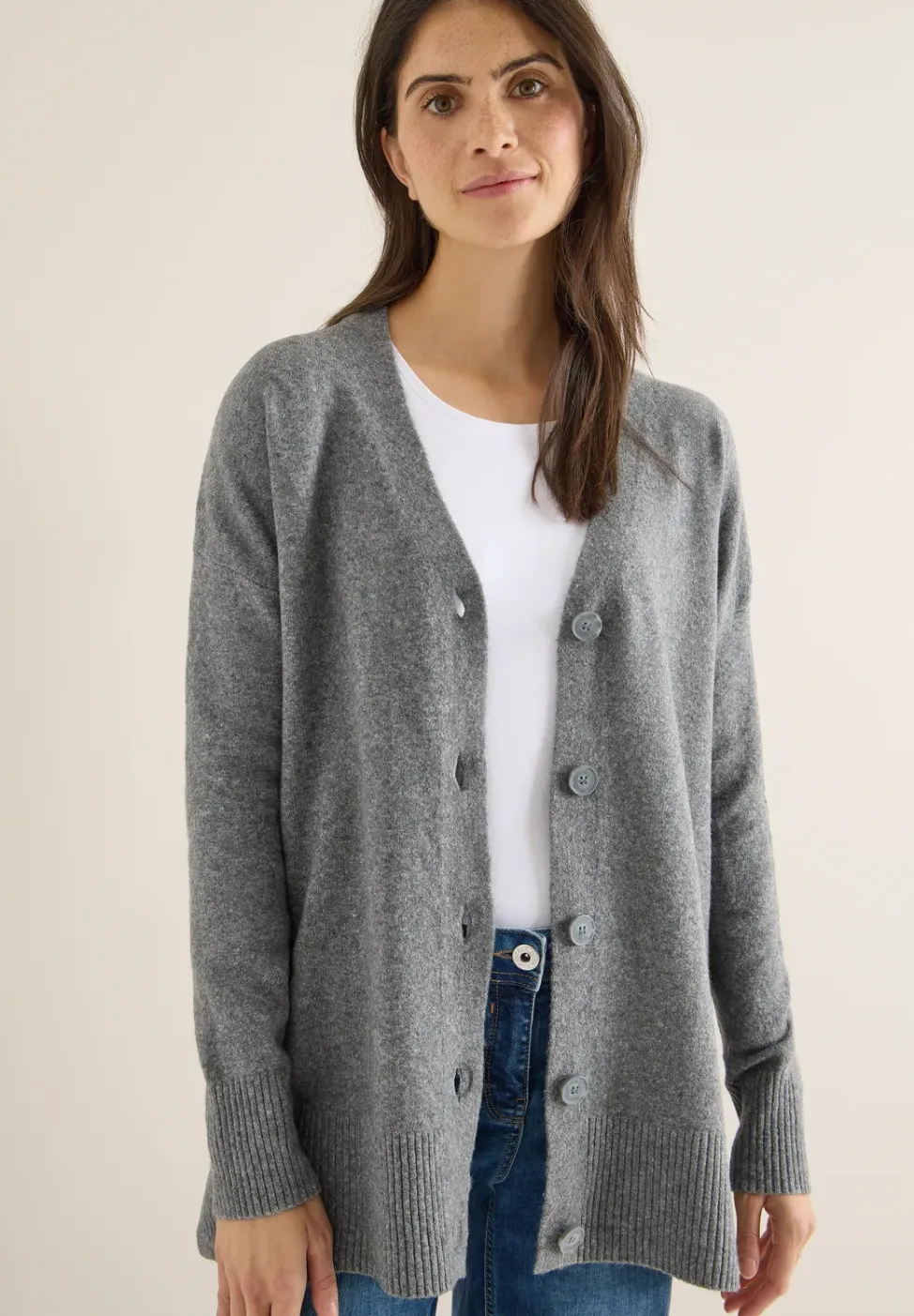 Vest met knoopsluiting