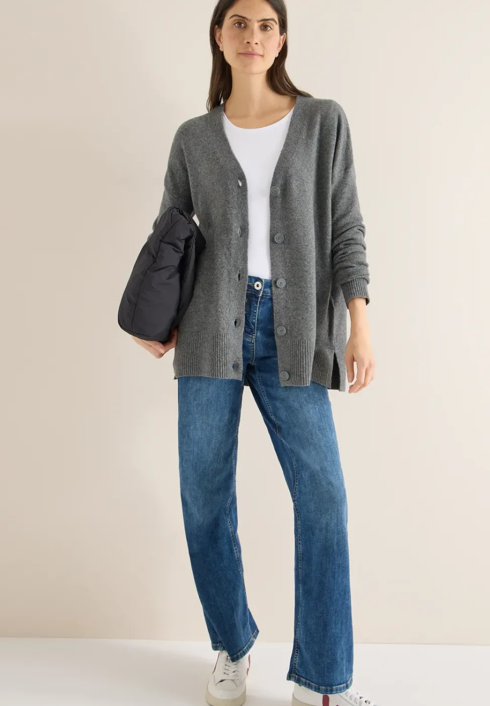 Vest met knoopsluiting