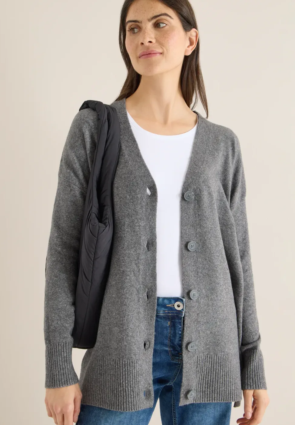 Vest met knoopsluiting