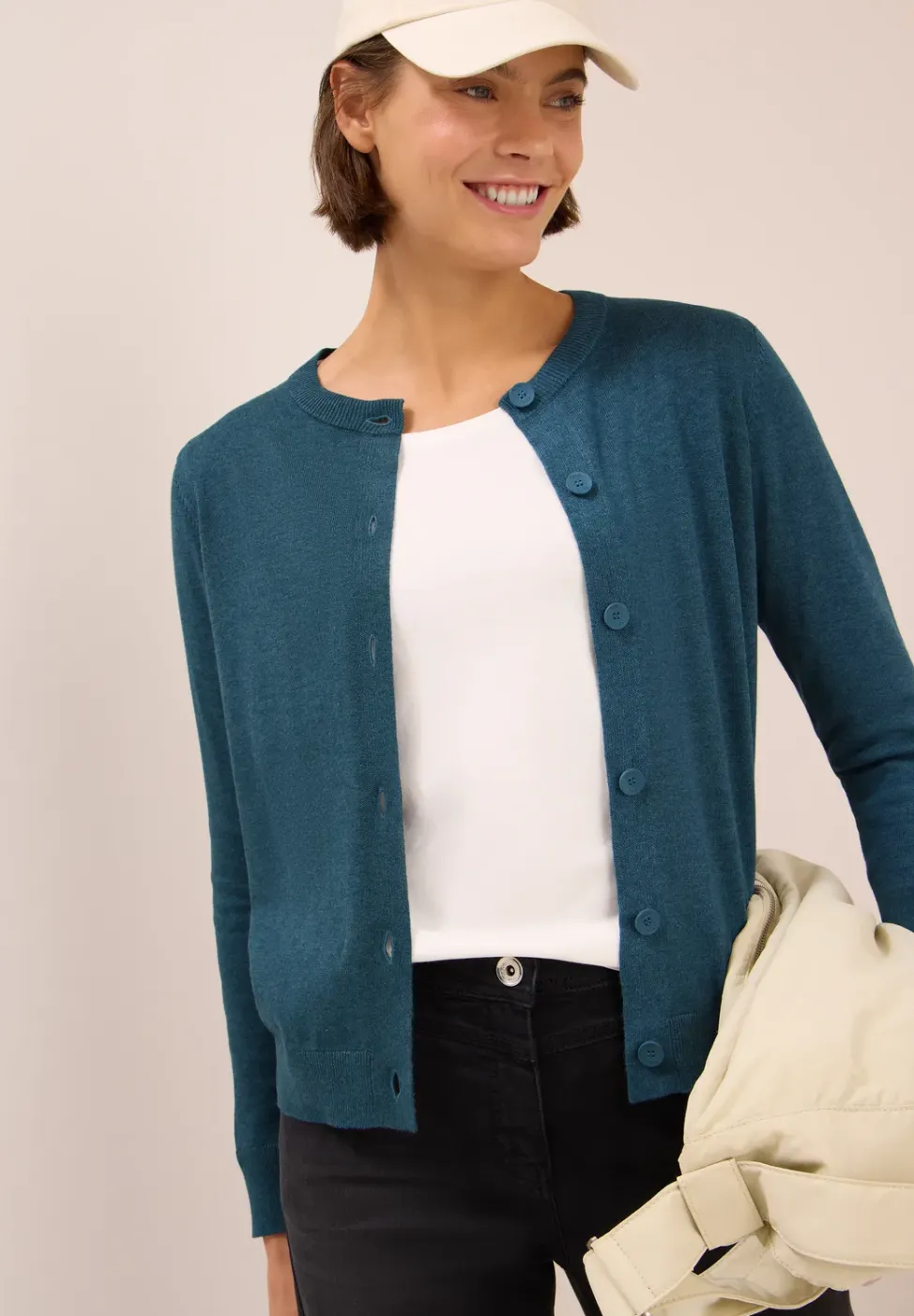 Vest met knoopsluiting