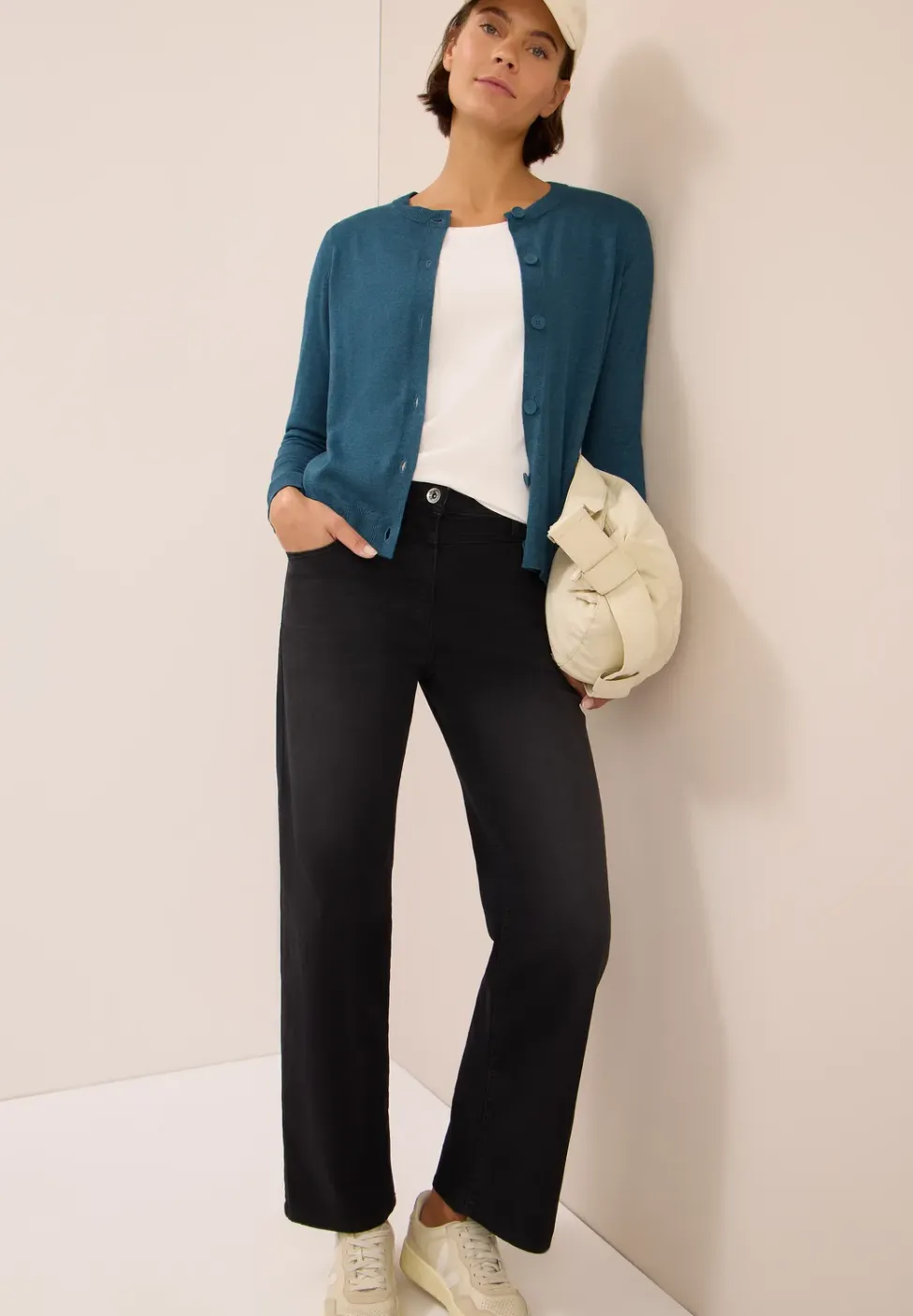 Vest met knoopsluiting
