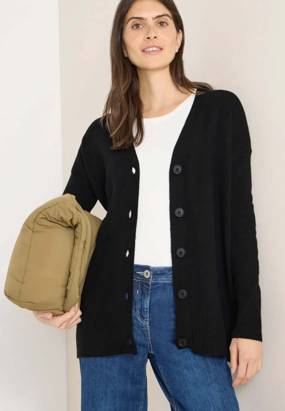 Vest met knoopsluiting