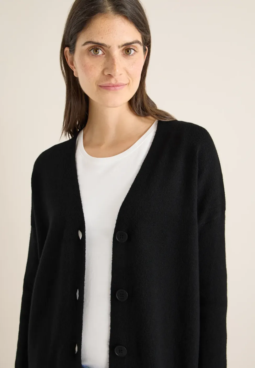 Vest met knoopsluiting