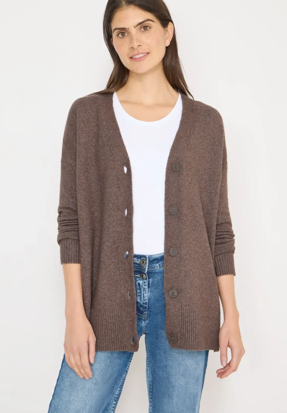 Vest met knoopsluiting