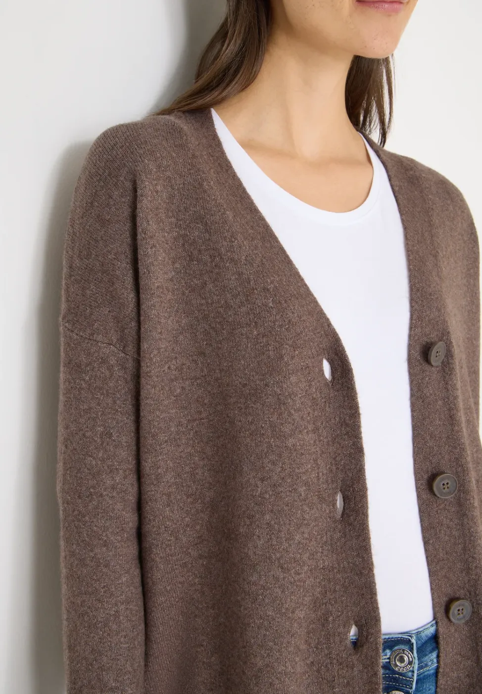 Vest met knoopsluiting