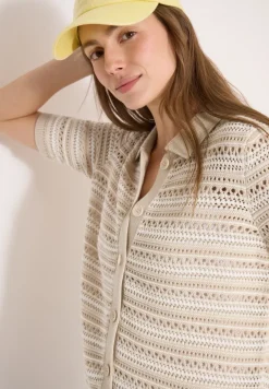 Vest met korte mouwen en polokraag