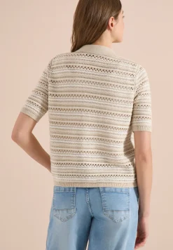 Vest met korte mouwen en polokraag