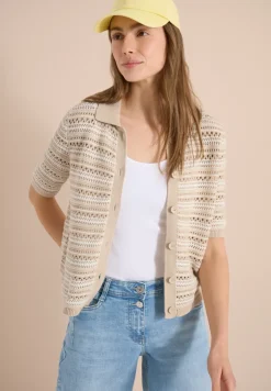 Vest met korte mouwen en polokraag