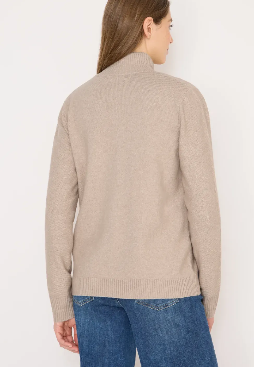 Vest met opstaande kraag