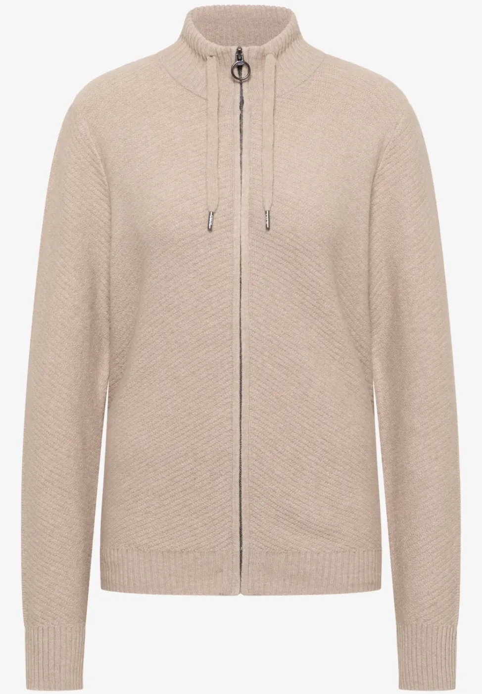 Vest met opstaande kraag