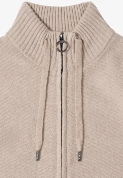 Vest met opstaande kraag