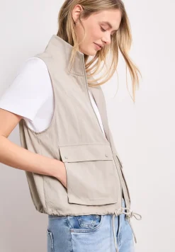 Vest met rits en koord