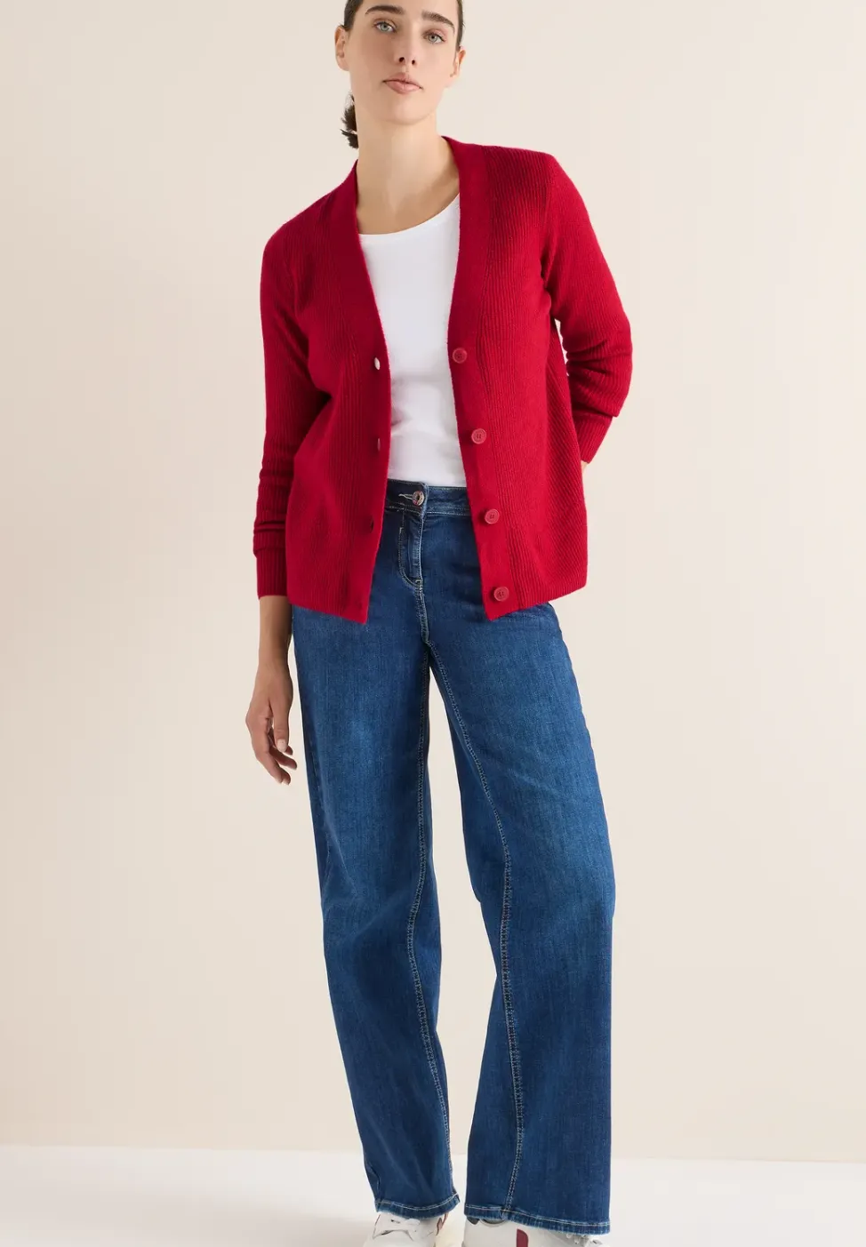 Vest met structuurdetails