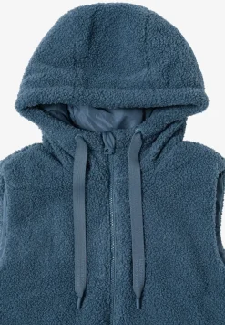 Vest met structuurmix