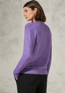 Vest met structuurmix