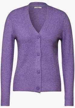 Vest met structuurmix
