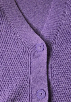 Vest met structuurmix