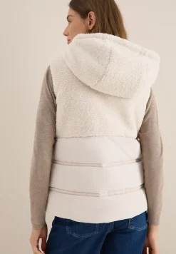 Vest met structuurmix