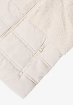 Vest met structuurmix