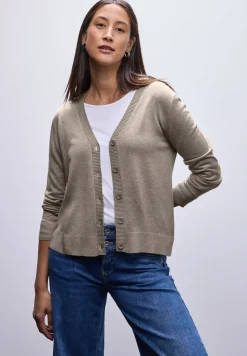 Vest met V-hals