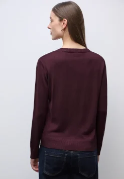 Vest met V-hals