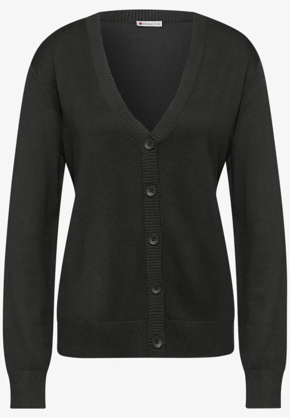 Vest met V-hals
