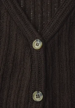 Vest met V-hals en knoopsluiting