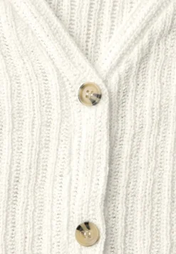 Vest met V-hals en knoopsluiting