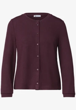 Vest met 3/4 mouwen in een gebreide look